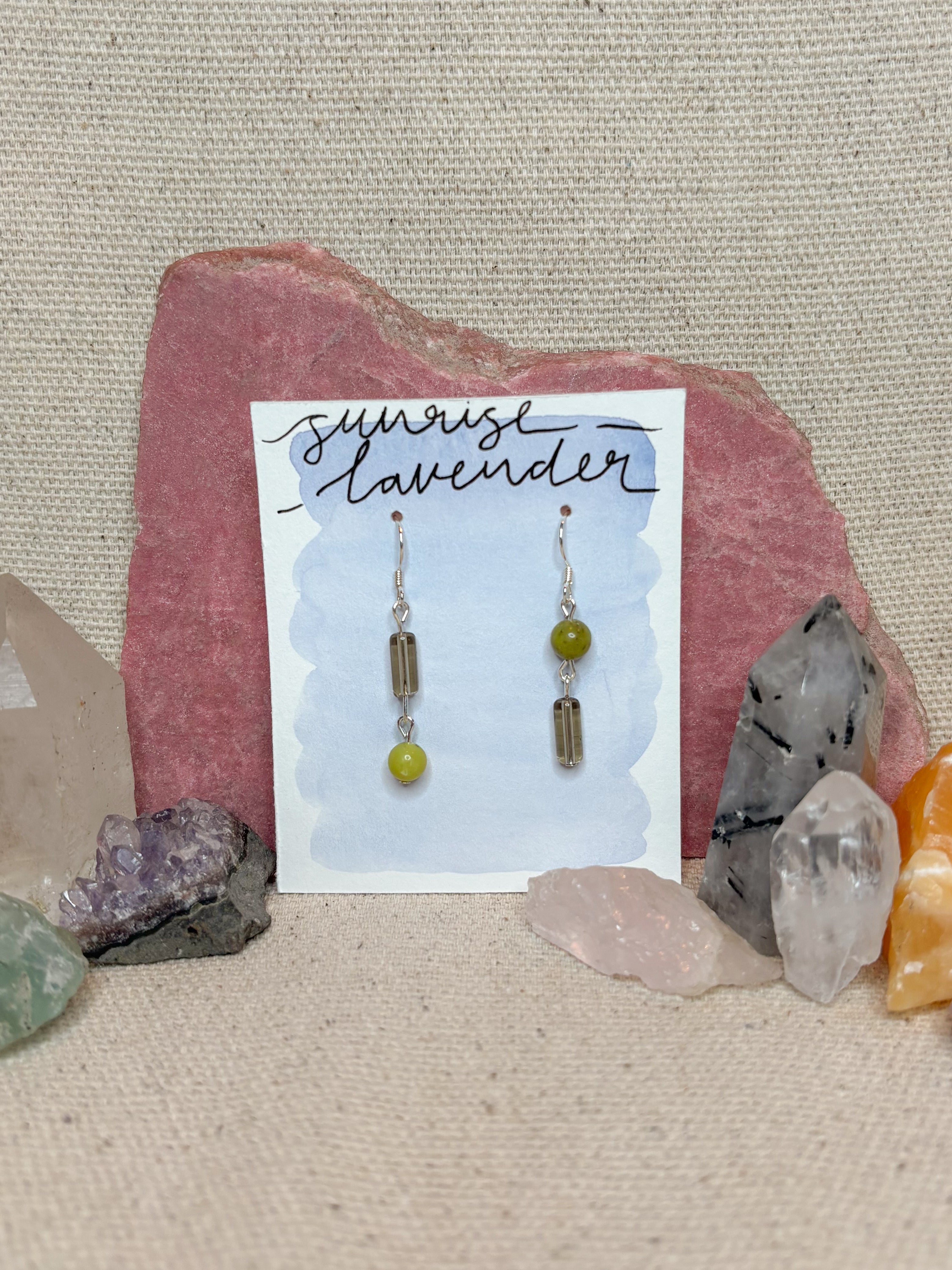 Mis-matched peridot ✦ Earrings