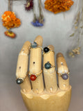 Wire wrapped crystals ✦ Rings