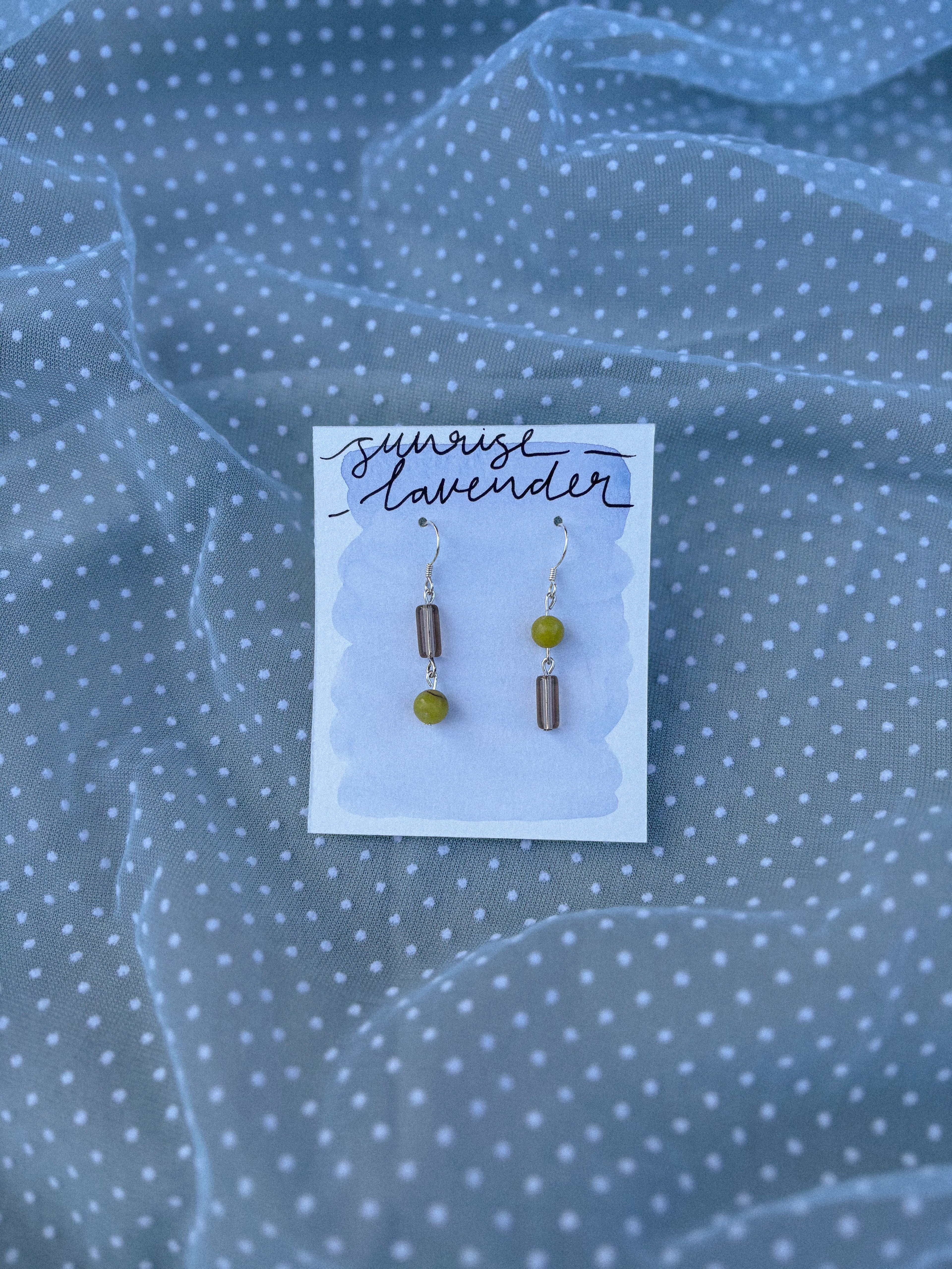 Mis-matched peridot | Earrings