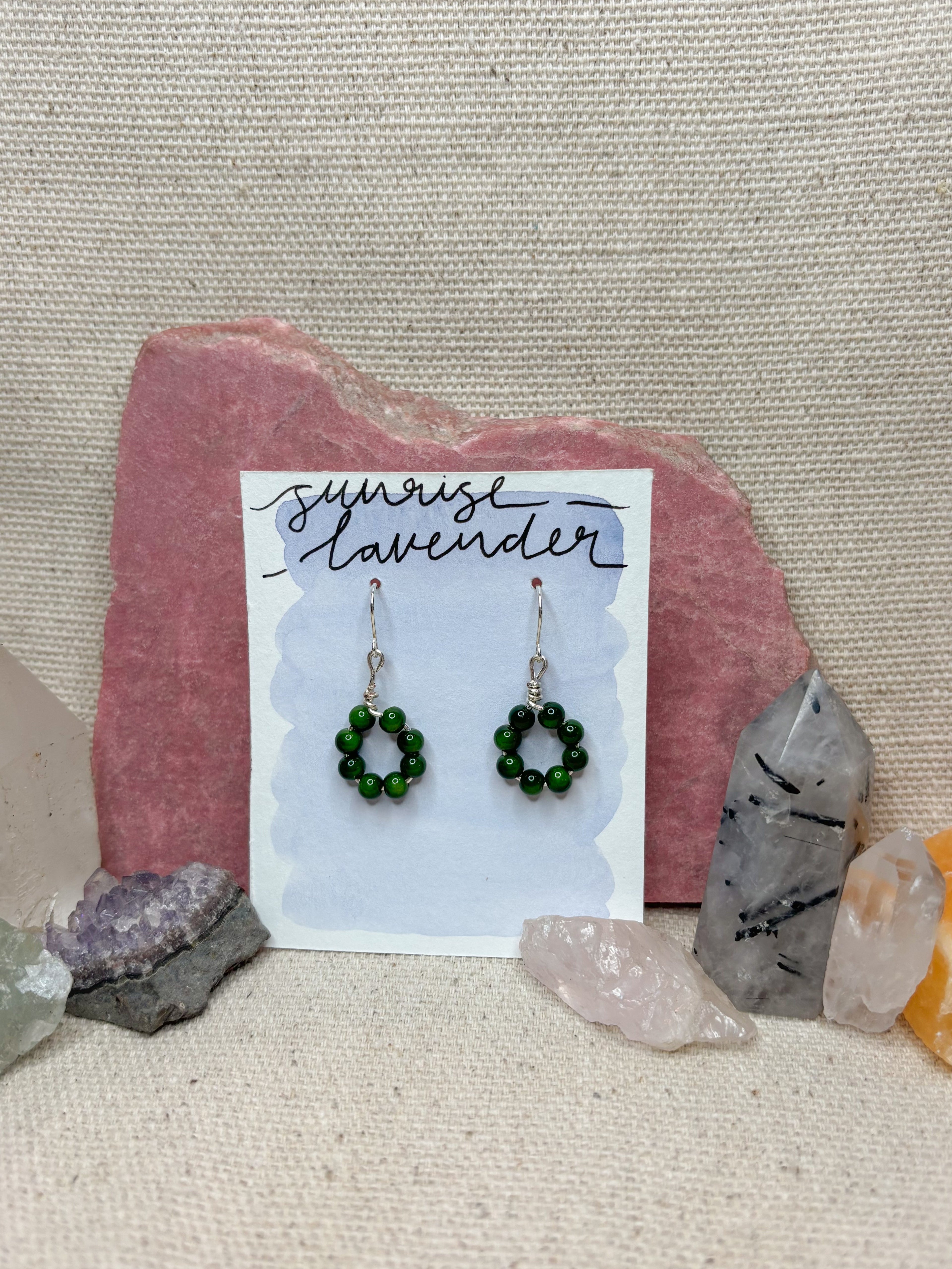 Beaded hoops ✦ Earrings