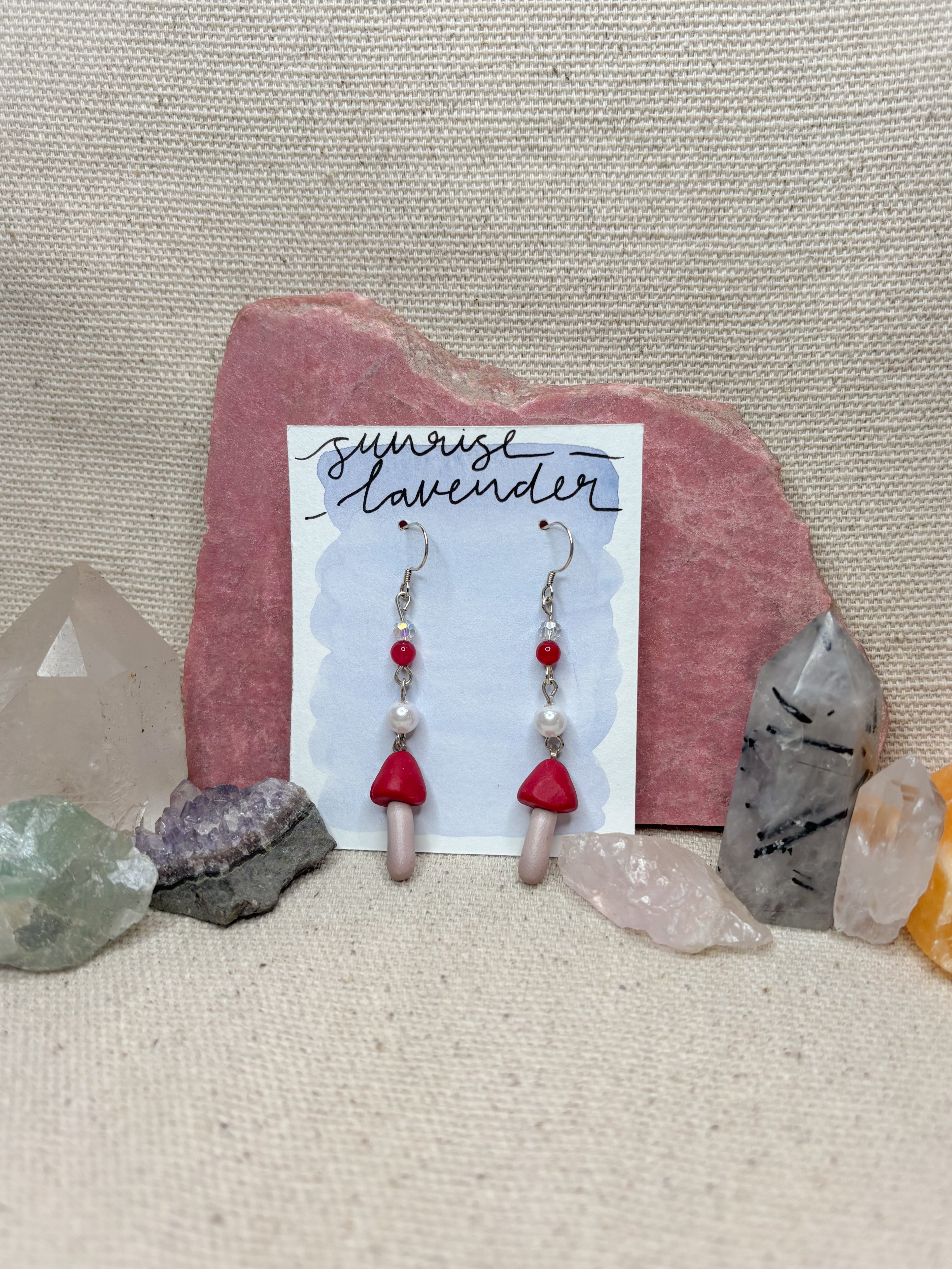 Clay mushrooms ✦ Earrings